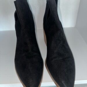 Nordstrom Black Suede Ankle Booties